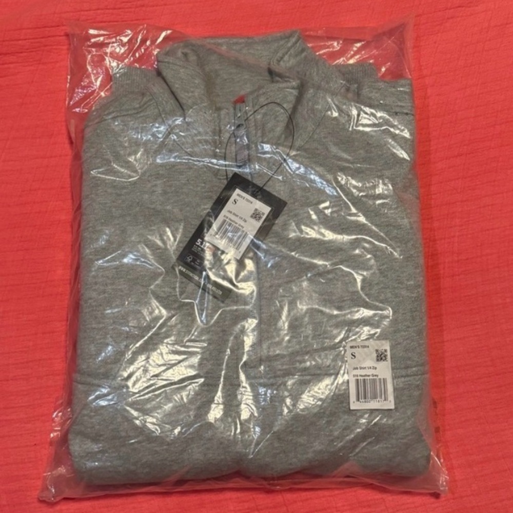 5.11 job shirt- 1/4 zip- size small- brand new